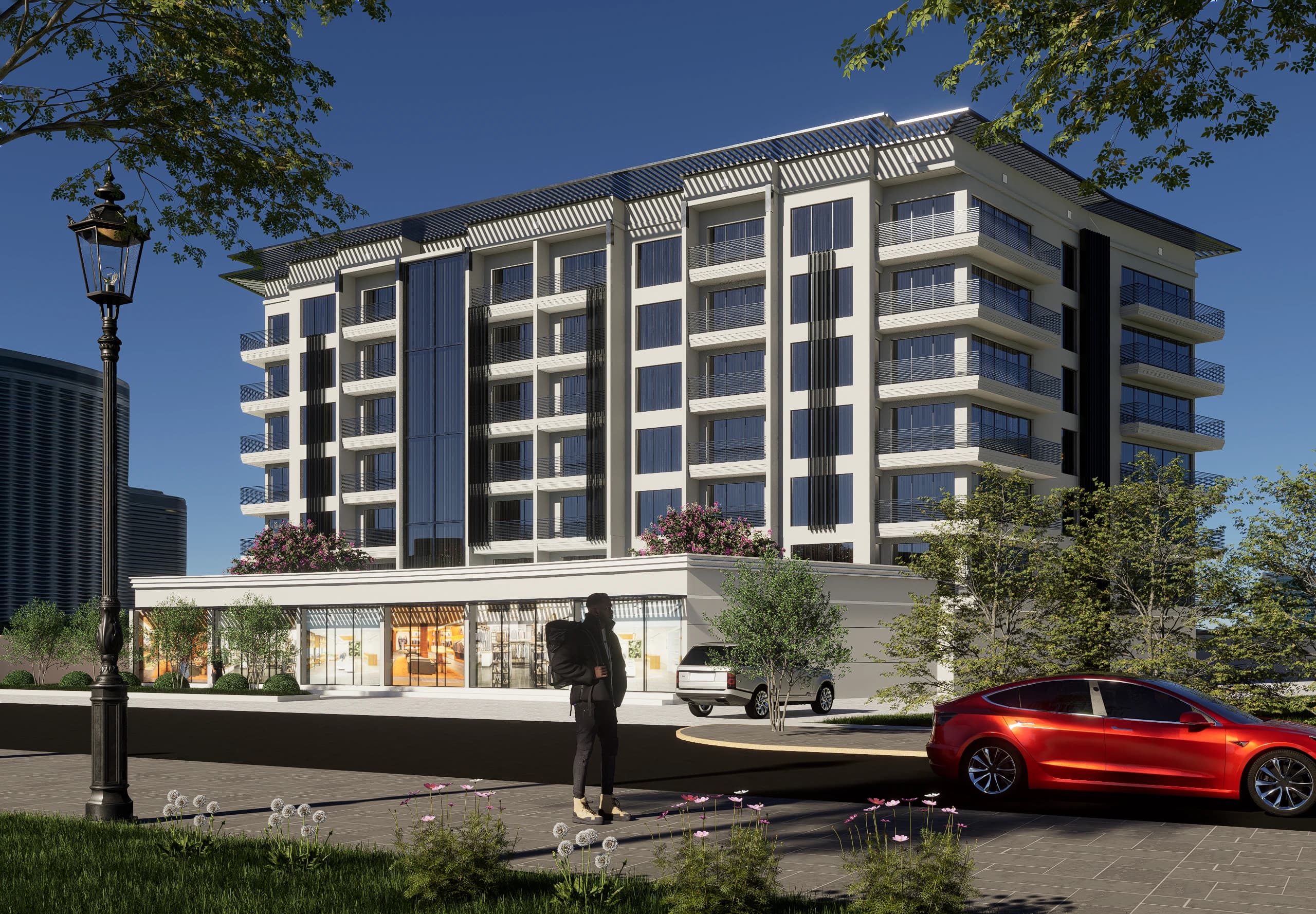Construction of Residential Building (B+G+M+6+Roof)